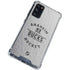 NHL Anaheim Ducks Black Text Galaxy S20 FE Clear Case
